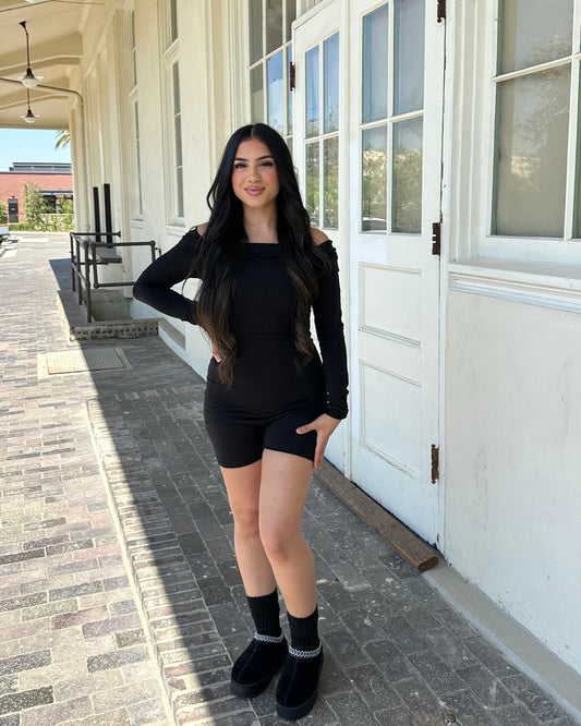 Yuliana Romper - Off shoulder