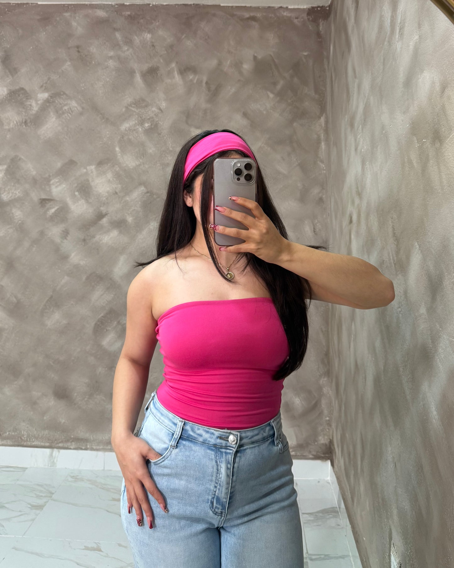 Ella Tube Top w/ headband  - Double Layered