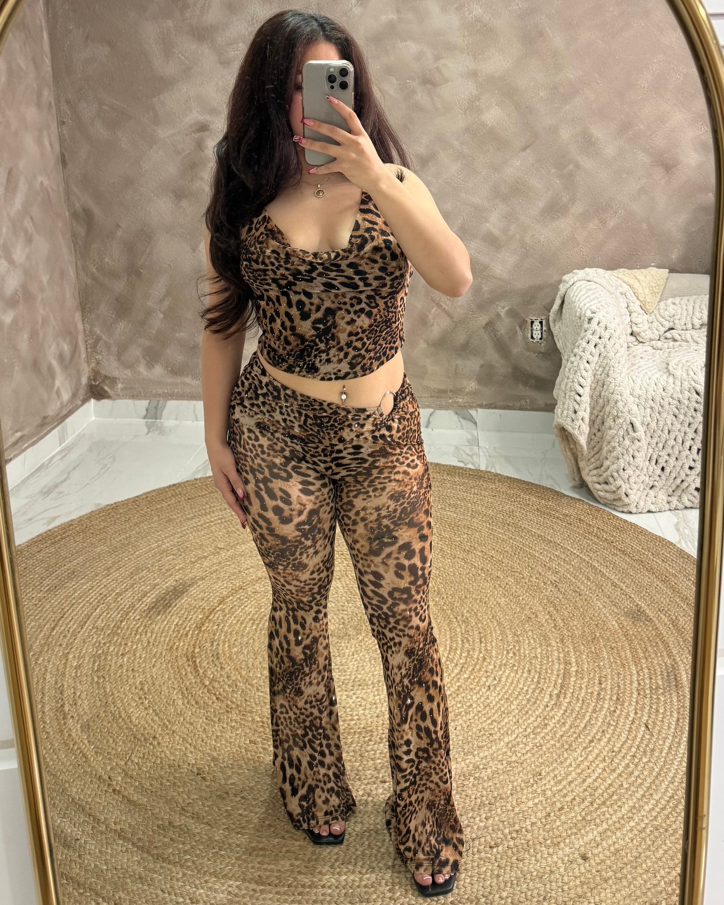 Cheetah Mesh 2 piece
