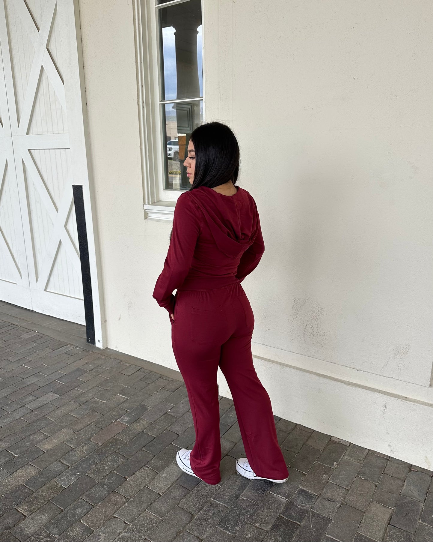 Terry comfy set - Burgundy