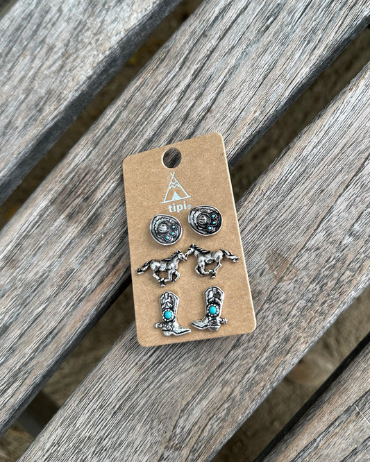 Horse Earring Set