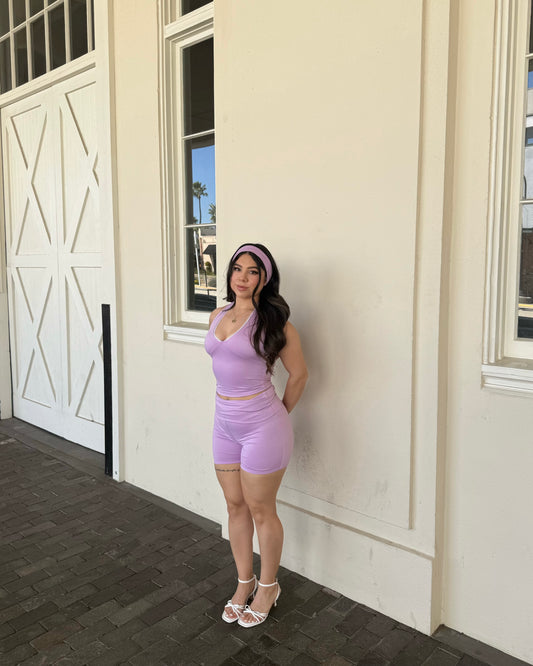 Azalea 2 piece - double layered - Lavender