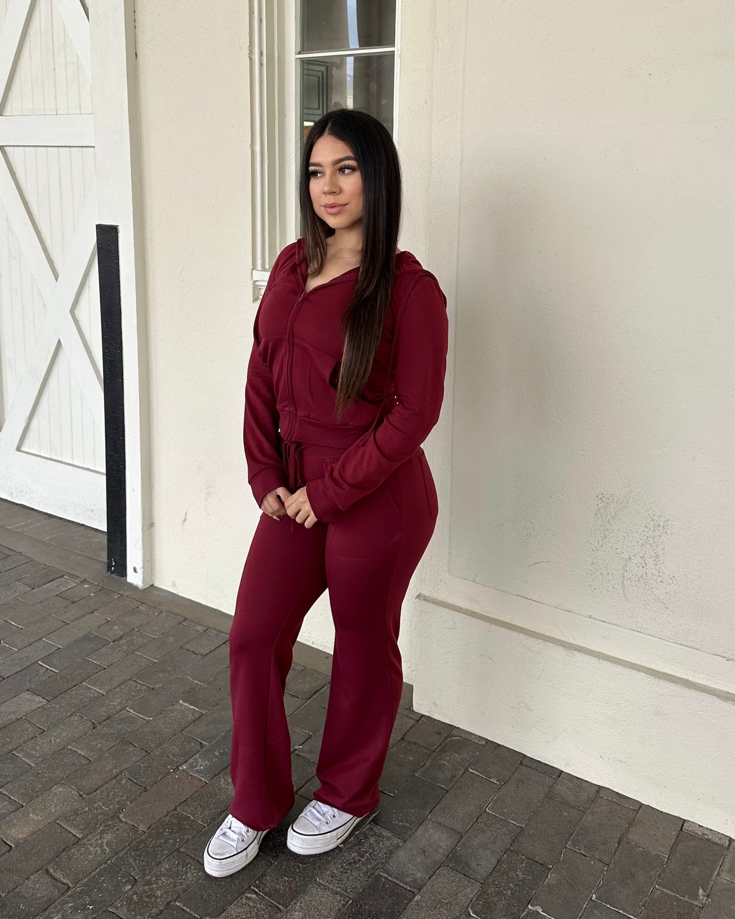 Terry comfy set - Burgundy