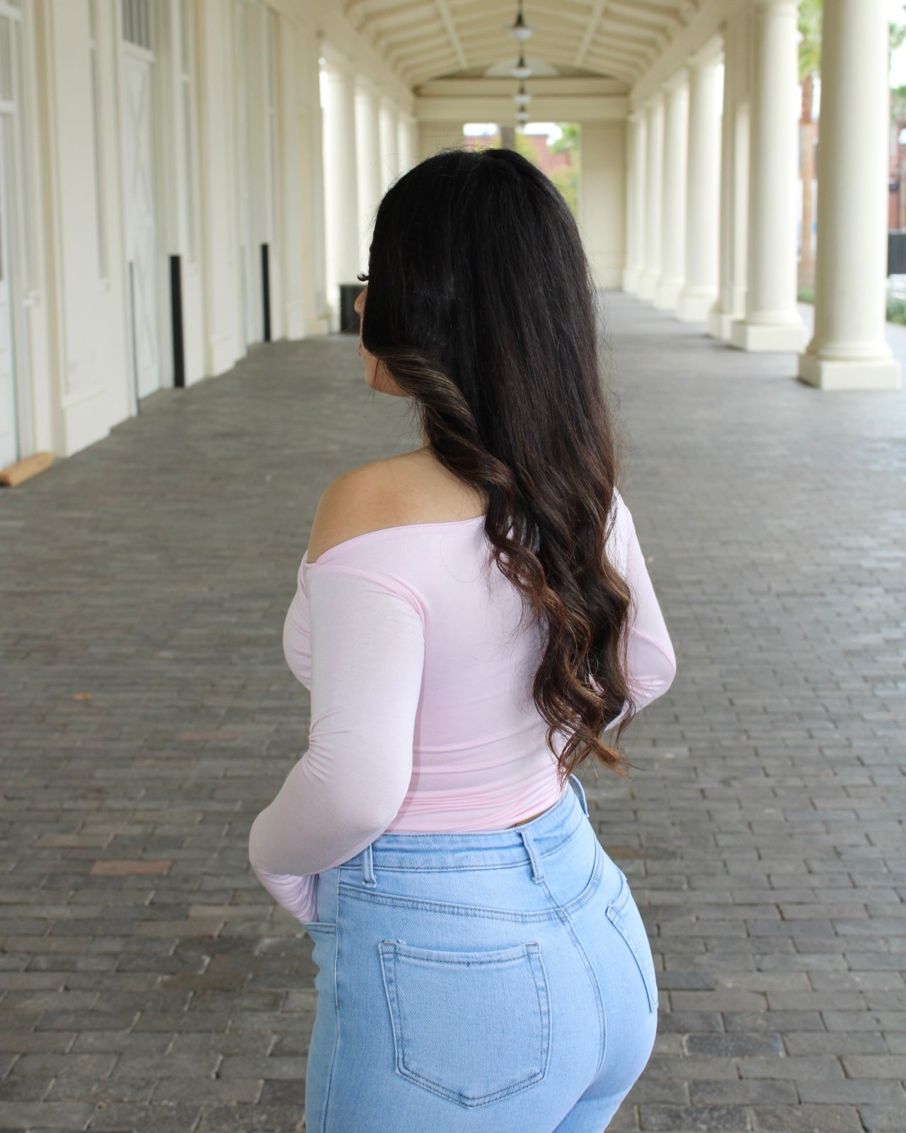 Double layered longlseeve - Pink