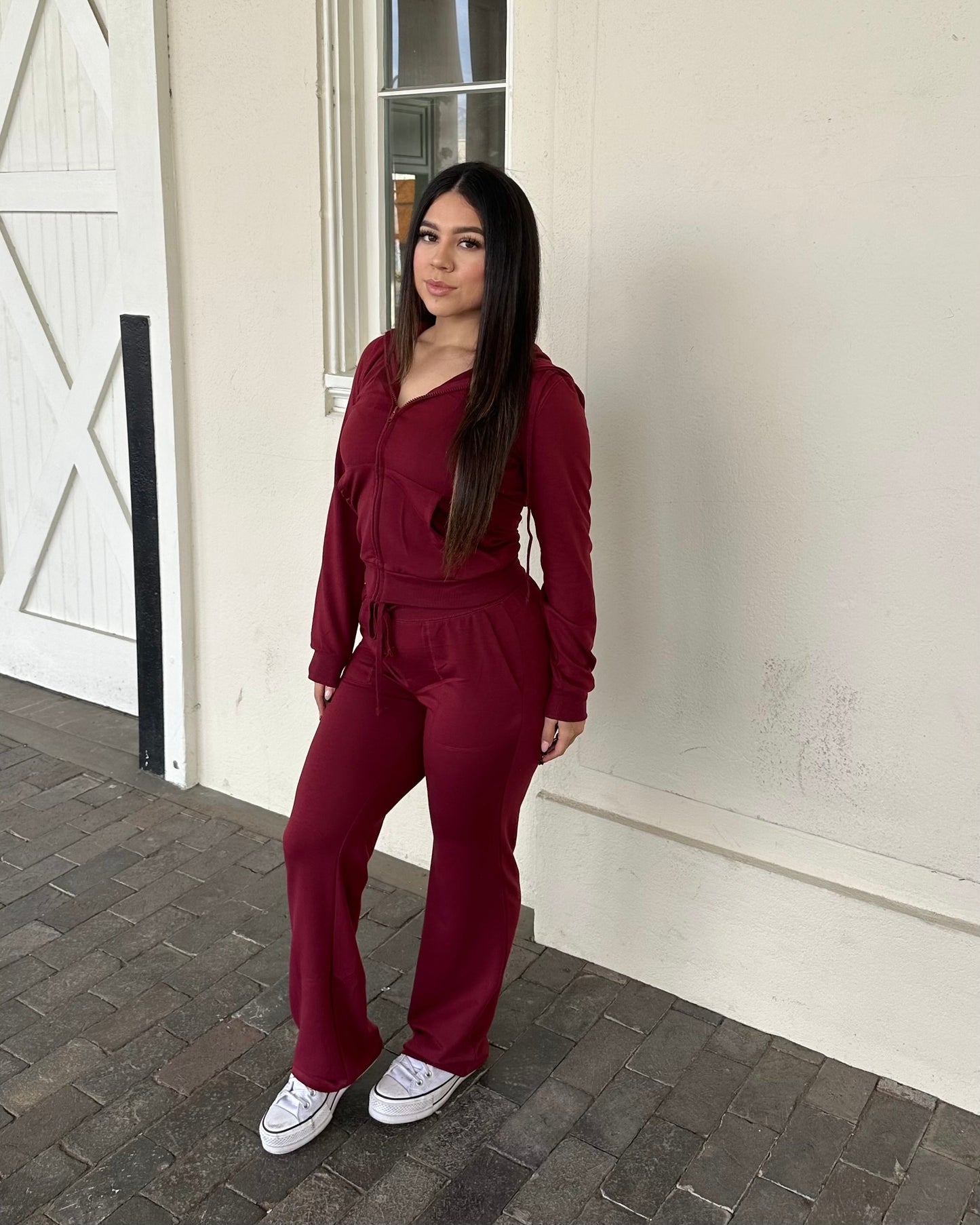 Terry comfy set - Burgundy