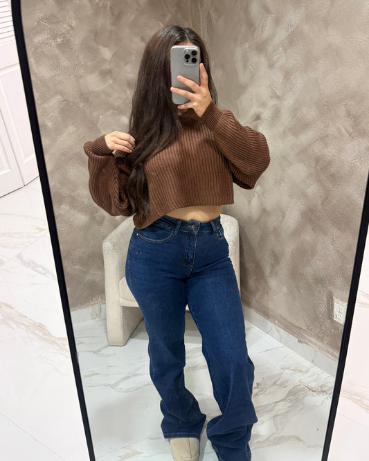 Kendall Straight Leg Jeans - Dark Wash