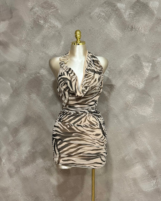Kinsley zebra dress