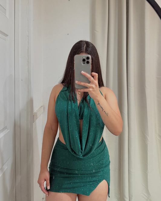 Cleo Glitter Set - Emarald