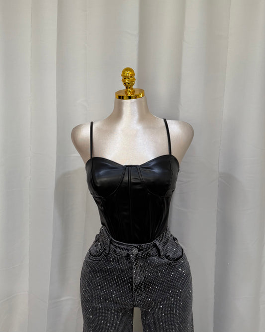 Adjustable Corset - Black