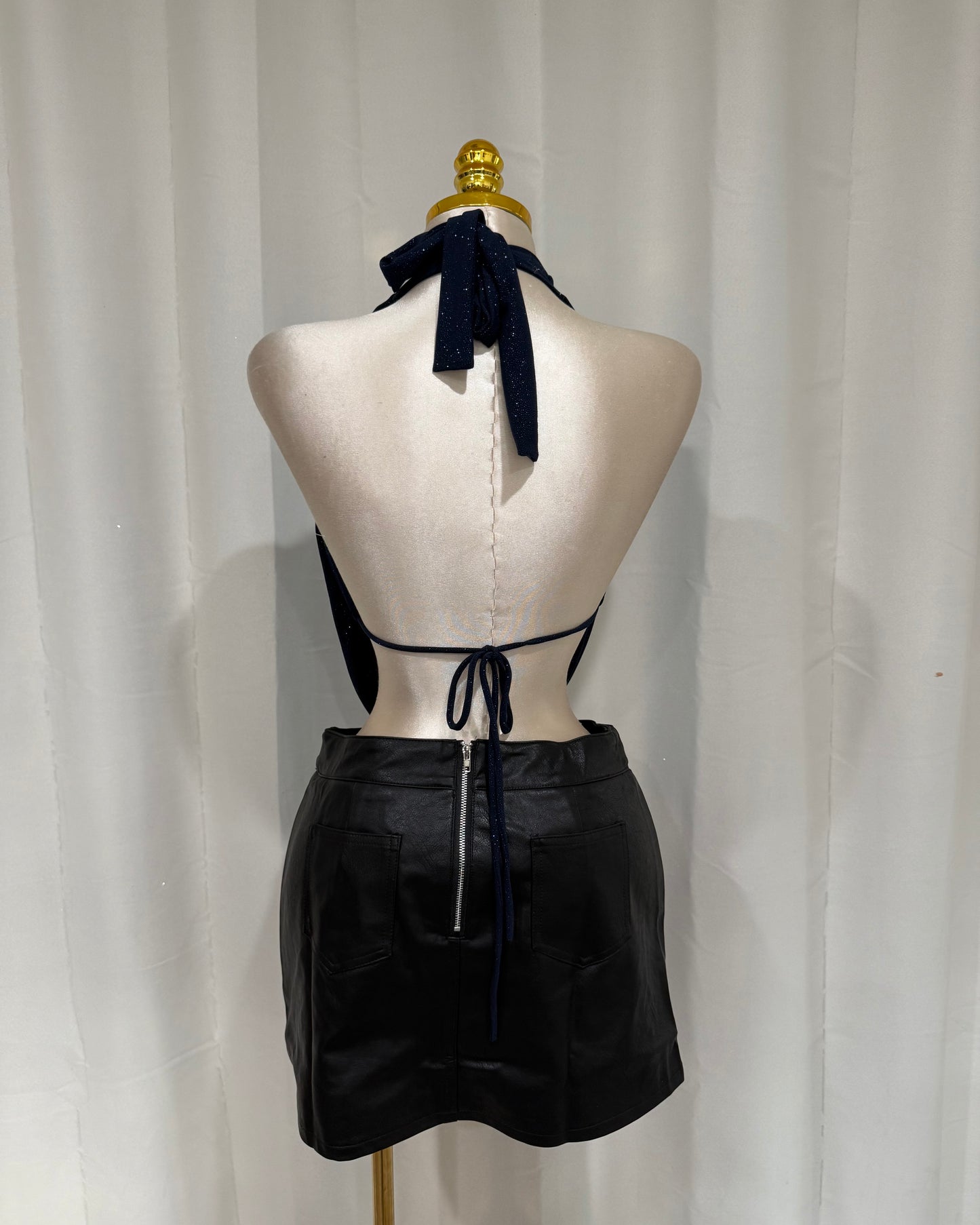 Leather skirt