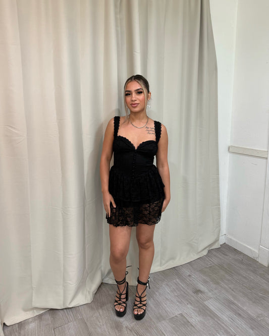 Lace Romper Dress