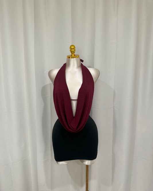 Khloe Top - Burgundy