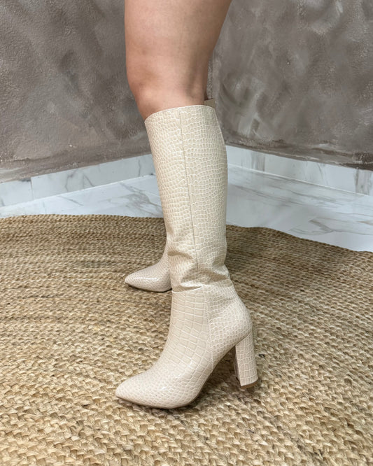 Fancy Boots - Cream