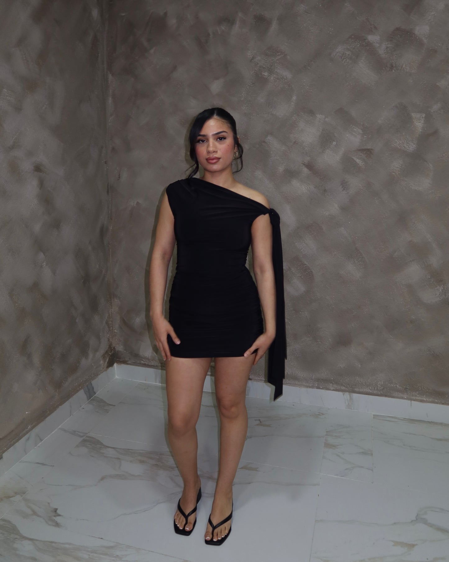 Alyssa off shoulder dress