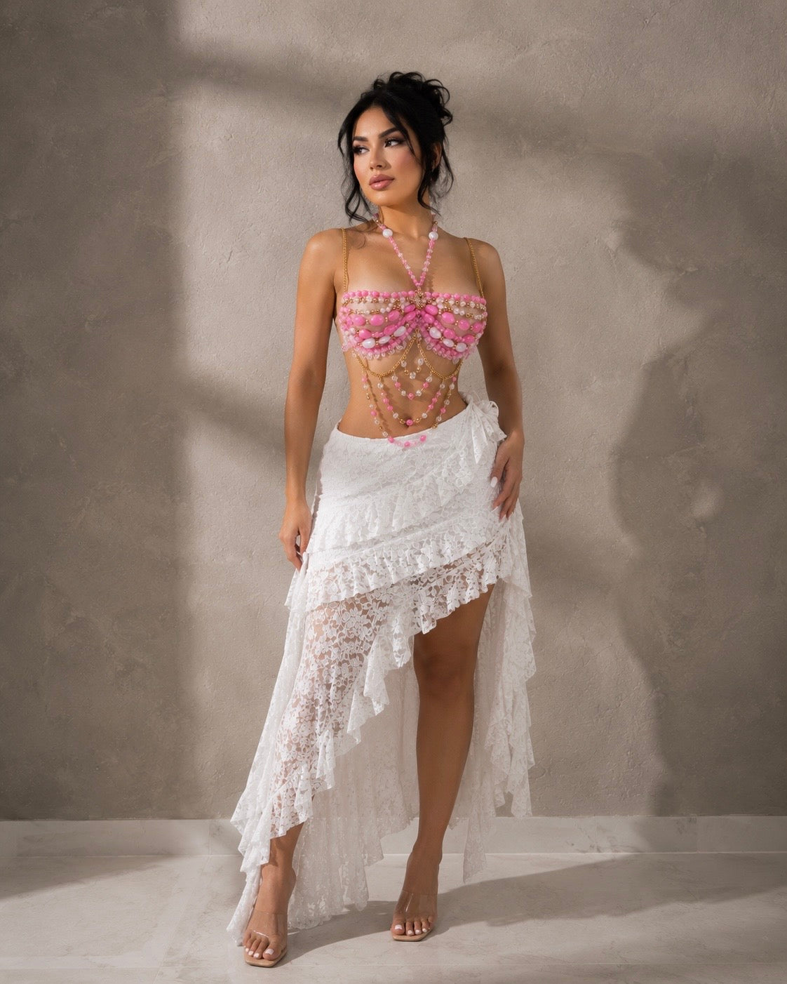 Ruffled Maxi Skirt