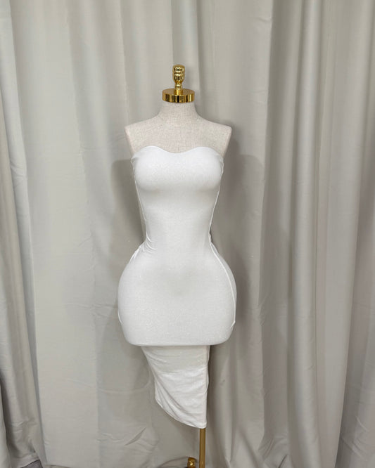 Elegancia Dress - White