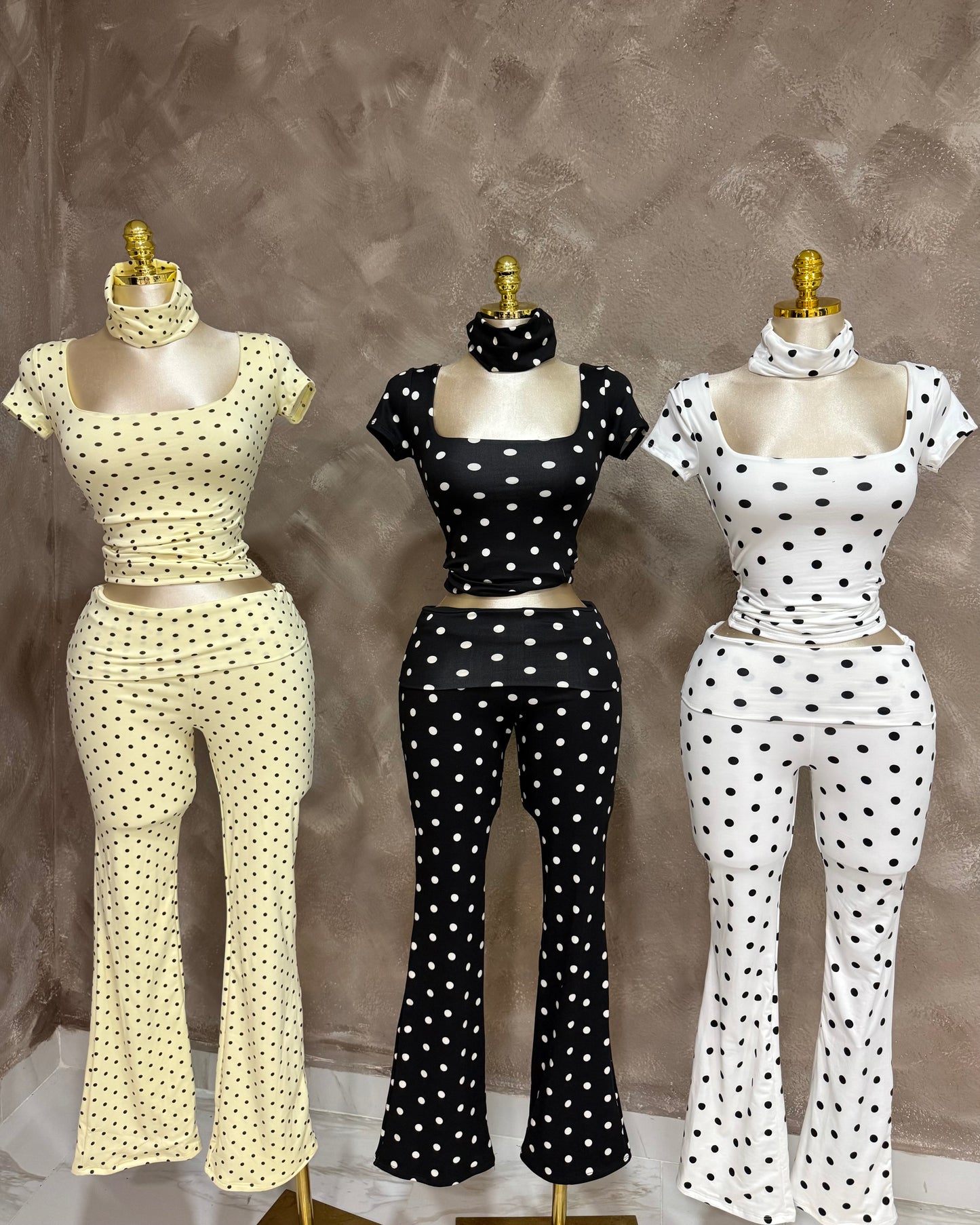 Polka Flares w/ Headband