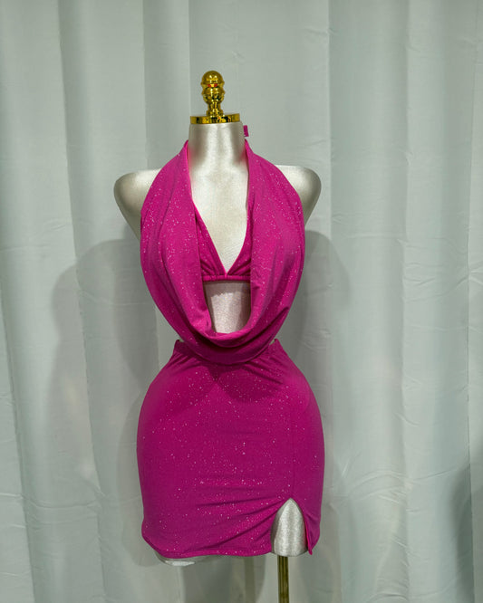 Cleo Glitter Set - Fuchsia