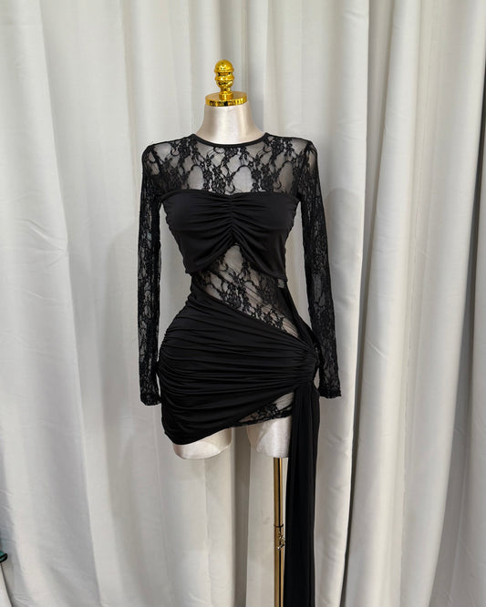Cali Lace Dress - Black