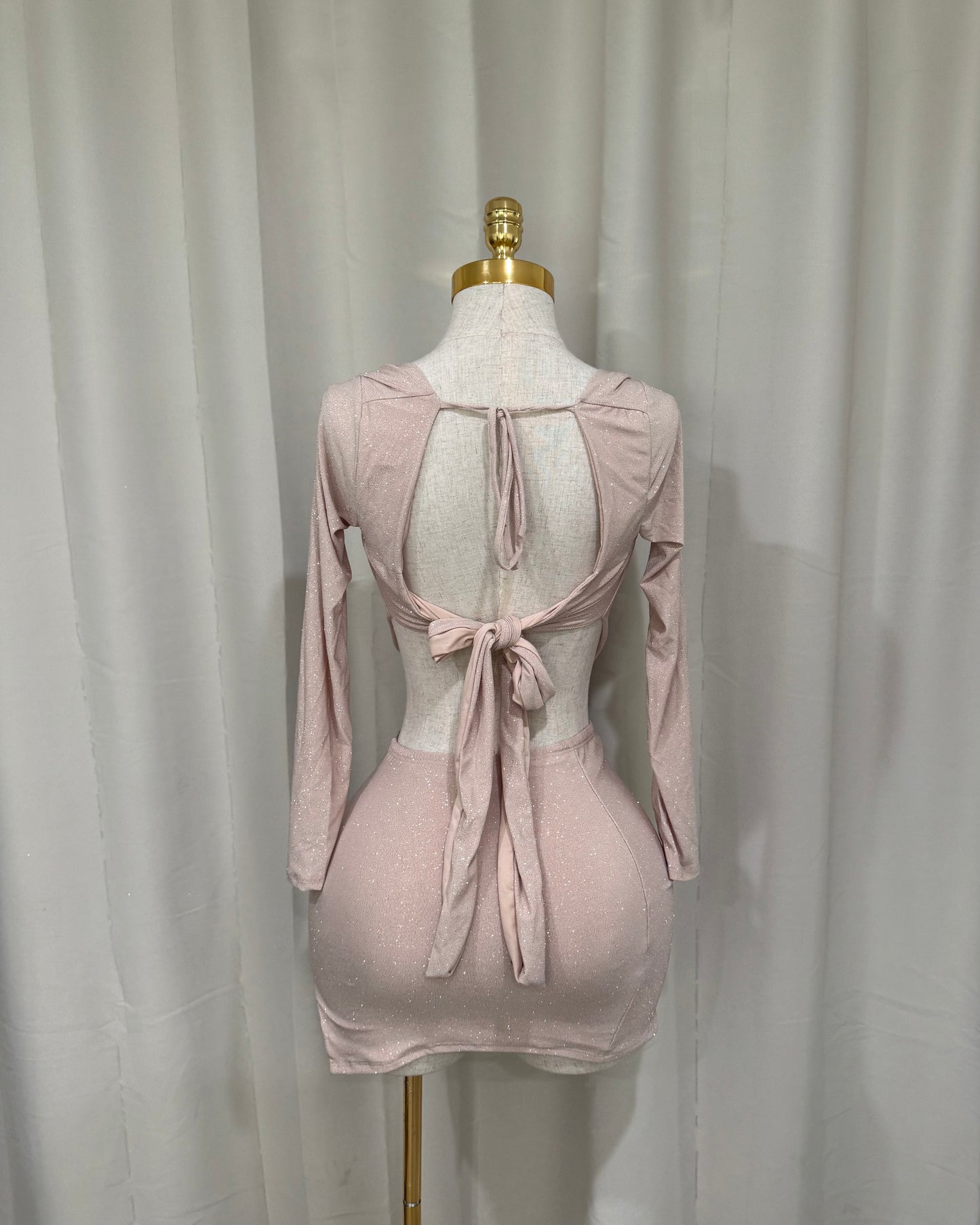 Longsleeve Glitter Set - Nude