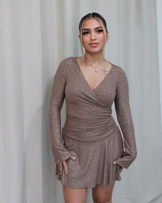 Luna Longsleeve dress - Coco