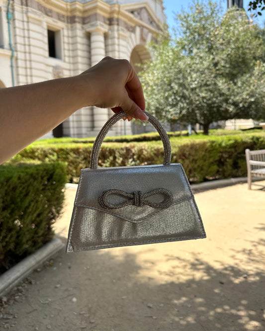 Bow Bag - Silver