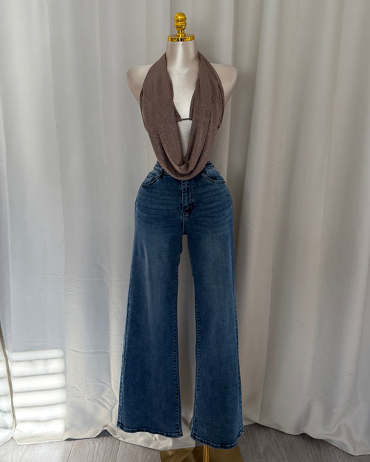 Nancy Straight Leg Jeans - Medium Wash