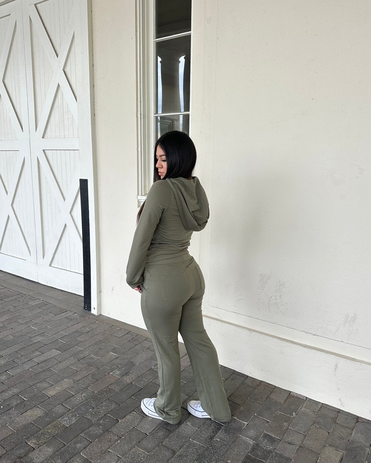 Terry comfy set - Olive