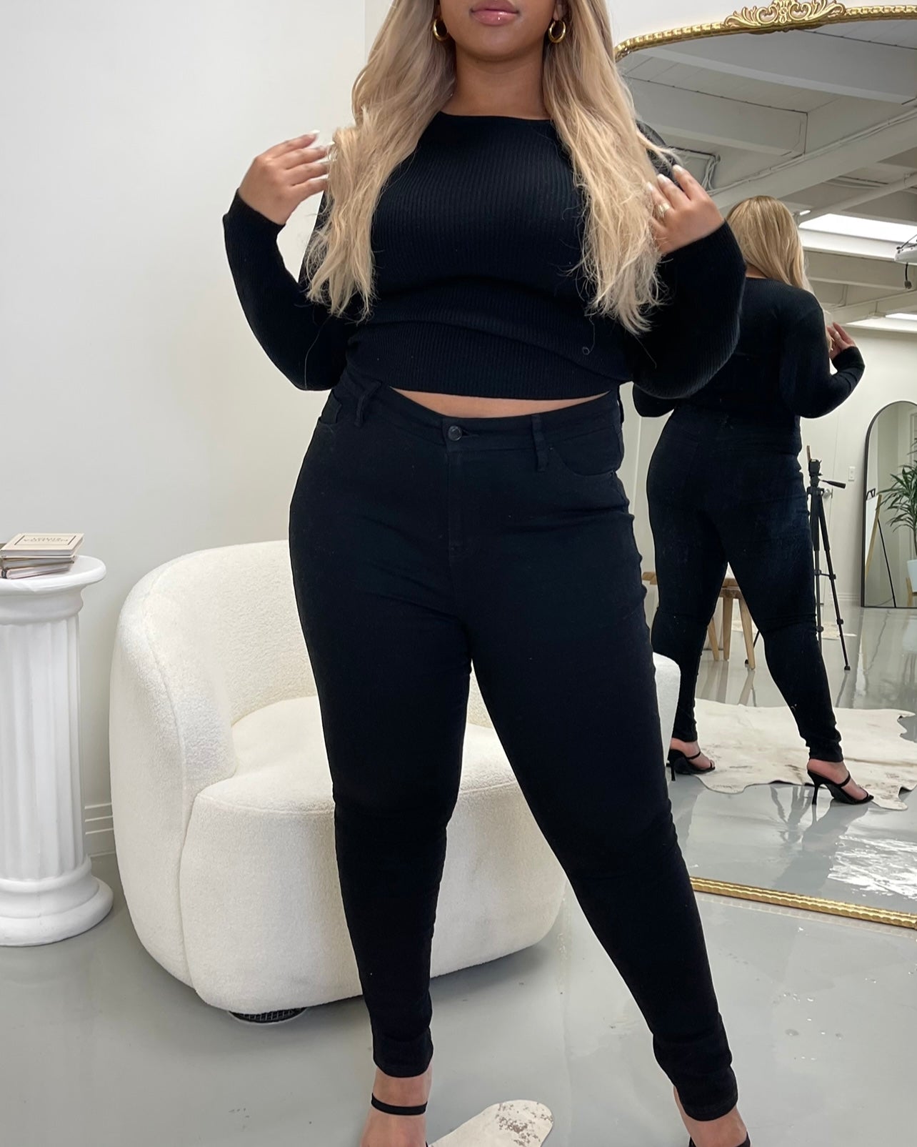 Curvy jeans - Black